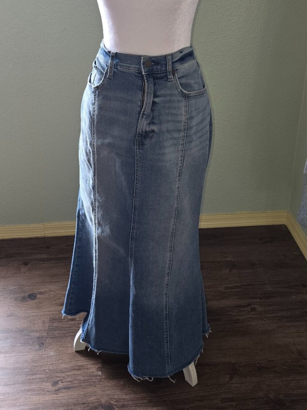 Mermaid Denim Skirt